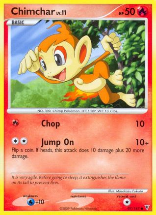 Chimchar 097 - Reverse Holofoil Supreme Victors - Common