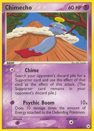 Chimecho 017/101 - Reverse Holofoil Hidden Legends - Rare