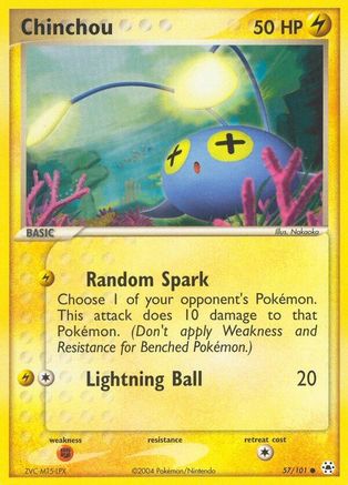 Chinchou 057/101 Hidden Legends - Common