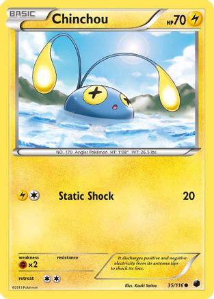 Chinchou 035 Plasma Freeze - Common