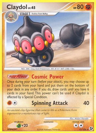 Claydol 015/106 Great Encounters - Rare