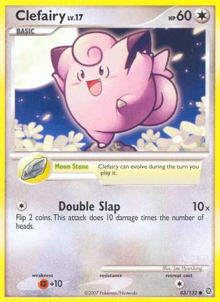 Clefairy 083/132 - Reverse Holofoil Secret Wonders - Common