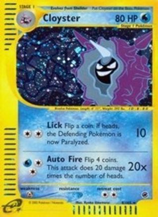 Cloyster (8) 008 - Reverse Holofoil Expedition - Holo Rare