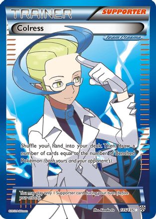 Colress (Team Plasma) (135 Full Art) 135 - Holofoil Plasma Storm - Ultra Rare