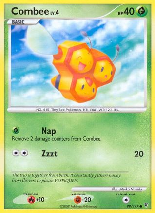 Combee 099 - Reverse Holofoil Supreme Victors - Common
