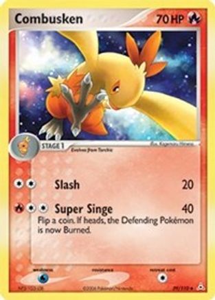 Combusken 039/110 - Reverse Holofoil Holon Phantoms - Uncommon