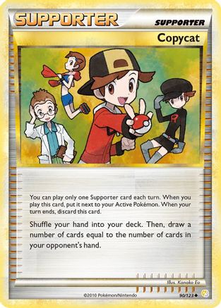 Copycat 090/123 - Reverse Holofoil HeartGold SoulSilver - Uncommon