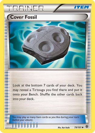 Cover Fossil 079 - Reverse Holofoil Plasma Blast - Uncommon