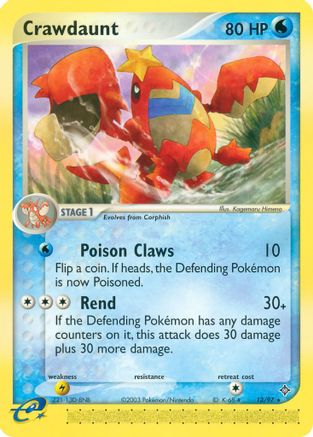Crawdaunt 013/97 Dragon - Rare