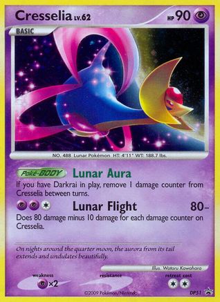Cresselia DP51 - Holofoil Diamond and Pearl Promos - Promo
