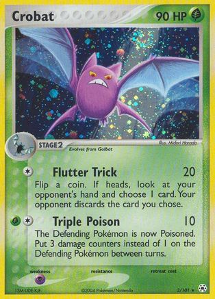Crobat 003 - Holofoil Hidden Legends - Holo Rare
