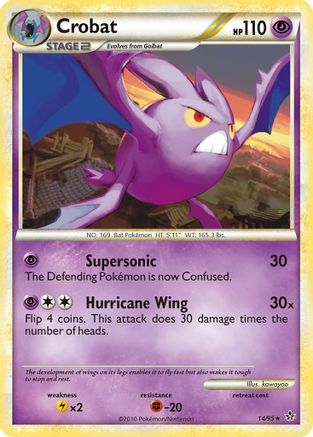 Crobat 014 Unleashed - Rare