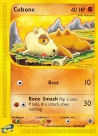 Cubone 103/165 Expedition - Common