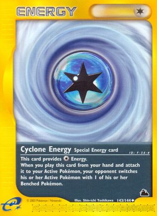 Cyclone Energy 143 - Reverse Holofoil Skyridge - Uncommon