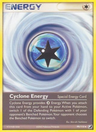 Cyclone Energy 099 - Reverse Holofoil Unseen Forces - Uncommon