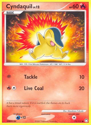 Cyndaquil 079/123 - Reverse Holofoil Mysterious Treasures - Common