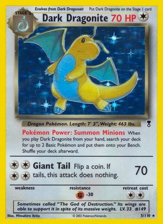 Dark Dragonite 005 - Holofoil Legendary Collection - Holo Rare