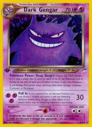 Dark Gengar 006 - 1st Edition Holofoil Neo Destiny - Holo Rare