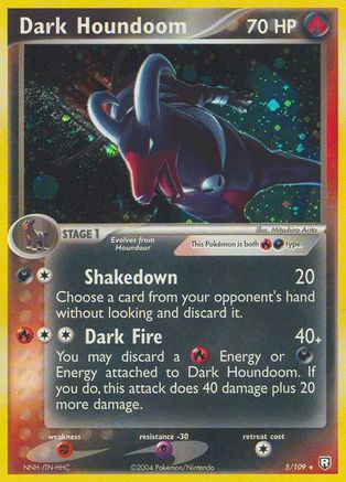 Dark Houndoom 005/109 Team Rocket Returns - Holo Rare