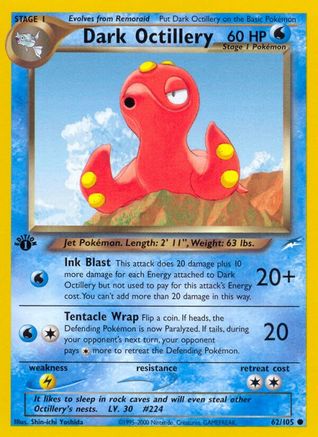 Dark Octillery 062/105 - Unlimited Neo Destiny - Common