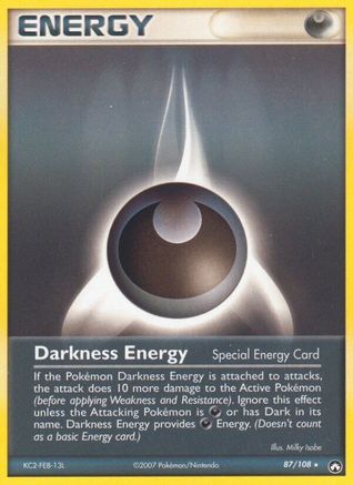 Darkness Energy (Special) 087/108 Power Keepers - Rare