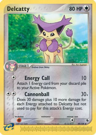 Delcatty 029/109 Ruby and Sapphire - Uncommon