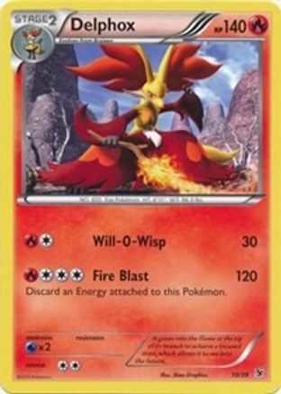 Delphox 010 - Holofoil Kalos Starter Set - Common