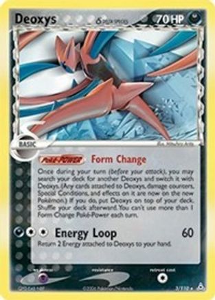 Deoxys (Delta Species - Attack Forme) 003 - Holofoil Holon Phantoms - Holo Rare
