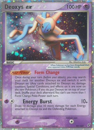 Deoxys ex (Normal Forme) 097 Deoxys - Ultra Rare