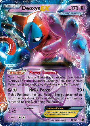 Deoxys EX (Team Plasma) 053 - Holofoil Plasma Freeze - Ultra Rare