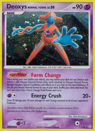 Deoxys Normal Forme 001 - Reverse Holofoil Legends Awakened - Holo Rare