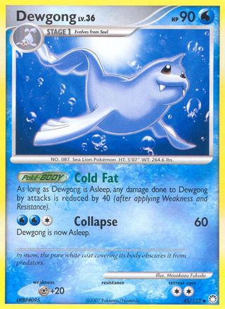 Dewgong 045 Mysterious Treasures - Uncommon
