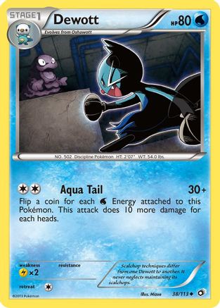 Dewott 038 Legendary Treasures - Uncommon