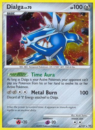 Dialga (6) 006 - Holofoil Platinum - Holo Rare