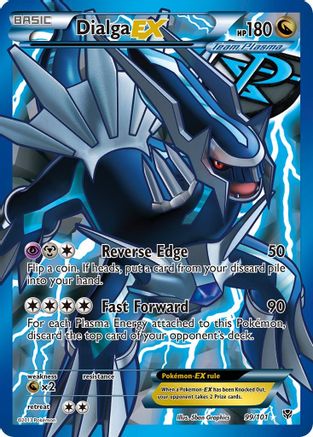 Dialga EX (Team Plasma) (99 Full Art) 099 - Holofoil Plasma Blast - Ultra Rare