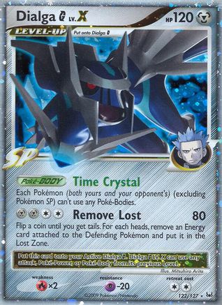 Dialga G LV.X 122/127 - Holofoil Platinum - Ultra Rare