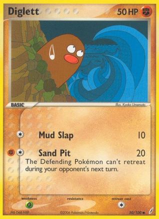 Diglett 050/100 Crystal Guardians - Common