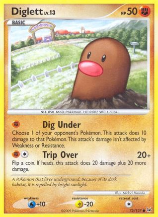 Diglett 072/127 Platinum - Common