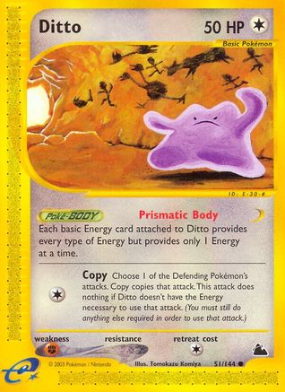Ditto 051 - Reverse Holofoil Skyridge - Common