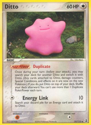 Ditto 035/113 - Reverse Holofoil Delta Species - Uncommon