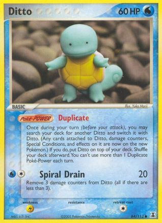Ditto 064/113 - Reverse Holofoil Delta Species - Common