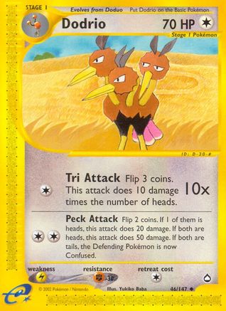 Dodrio 046 Aquapolis - Uncommon