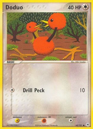 Doduo 060 - Reverse Holofoil Hidden Legends - Common
