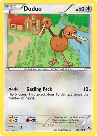 Doduo 099 Plasma Storm - Common