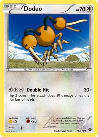 Doduo 098 XY Base Set - Common