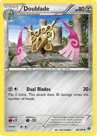 Doublade 084 XY Base Set - Uncommon