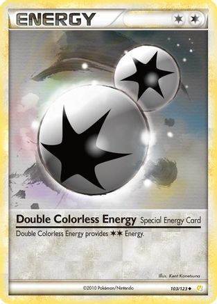 Double Colorless Energy 103/123 HeartGold SoulSilver - Uncommon
