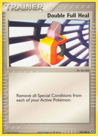 Double Full Heal 076 - Reverse Holofoil Emerald - Uncommon