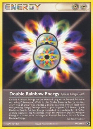 Double Rainbow Energy 087 Emerald - Rare