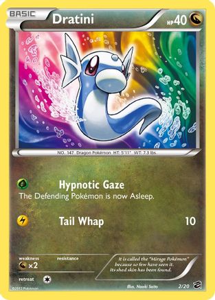 Dratini (2) 002/20 - Holofoil Dragon Vault - Holo Rare